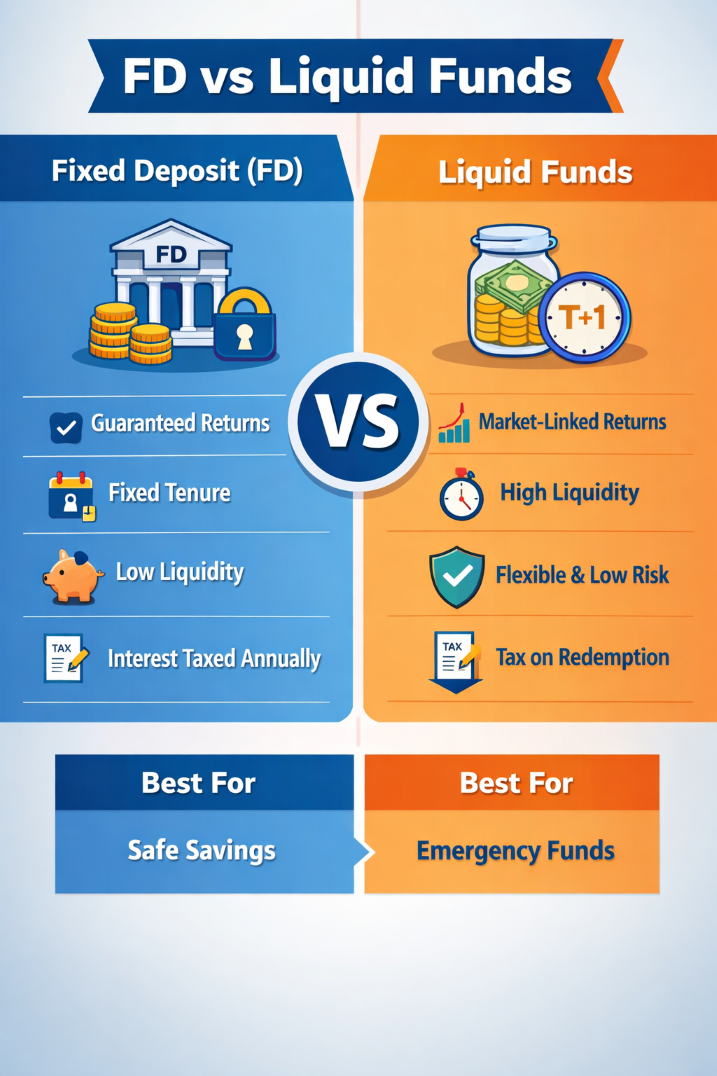 FD vs Liquid Funds: Which is Better for You?